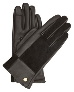 Barbour Leather Mini Gloves For - Black