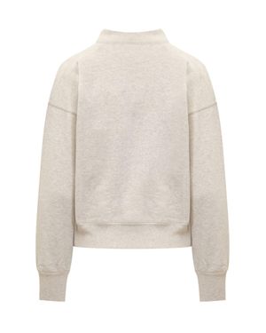 Isabel Marant Moby-Gz Crewneck Sweatshirt - White