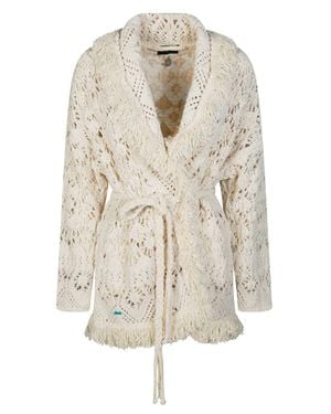 Alanui Lagoon Romance Cardigan For - White