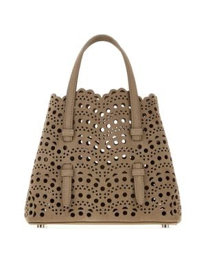 Alaïa Alaia Mina 20 Nubuck - Natural