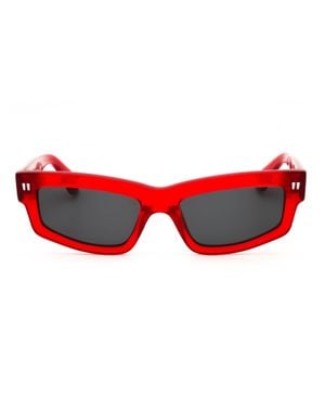 Off-White c/o Virgil Abloh Off Miramar Sunglasses - Red