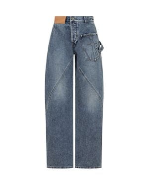 JW Anderson J. W. Anderson Twisted Work Jeans - Blue