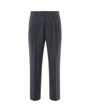 Paolo Pecora Pleated Tailored Pants - Gray