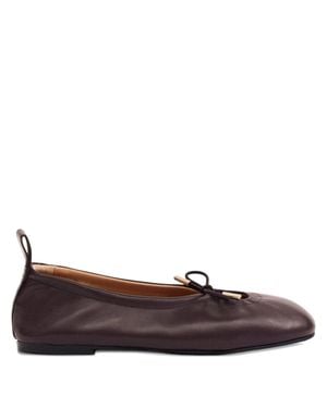 Alohas Unlined Drawstring Ankle Boots With Flexible Soles - Brown