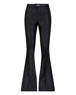 Dondup Silk-Cotton Pants - Blue