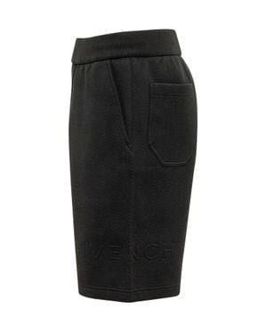 Givenchy Quilted Logo Shorts - Black