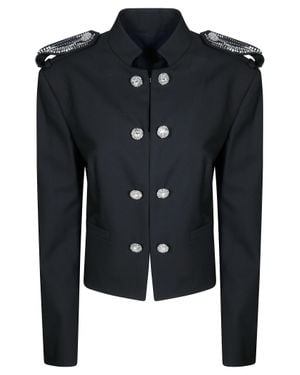 Pinko Style Mini Technical Bistretch Jacket - Black