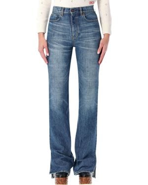 Chloé Straight-leg Organic Cotton Indigo Jeans - Blue