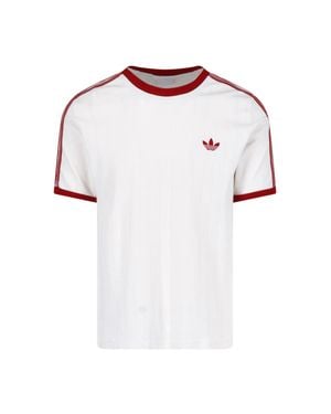 adidas Short-Sleeve Trefoil T-Shirt - White