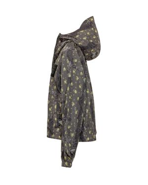 Ganni Hooded Zip Jacket - Gray