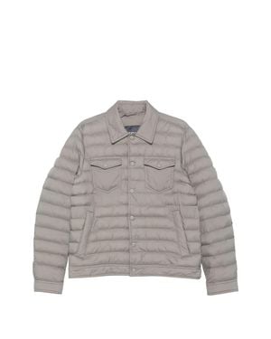 Herno Buttoned Pocket Jacket - Gray