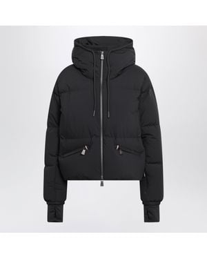 Moncler Allesaz Padded Ski Jacket With Adjustable Hood - Black