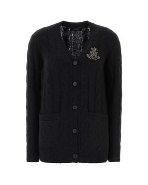 Ralph Lauren Knit Sweater-Cardigan - Black