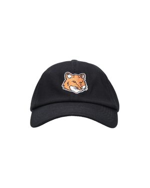 Maison Kitsuné Cotton Baseball Cap For - Blue