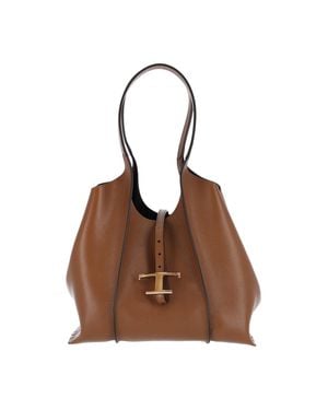Tod's Luxury Calf Leather Mini Bag For - Brown