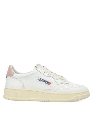 Autry Medalist Low Nubuck - White