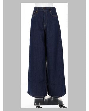 Zimmermann Wide-Leg Denim Pants - Blue