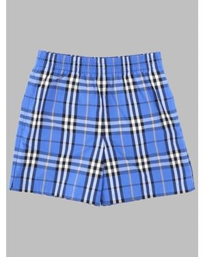 Burberry Mini Shorts - Blue