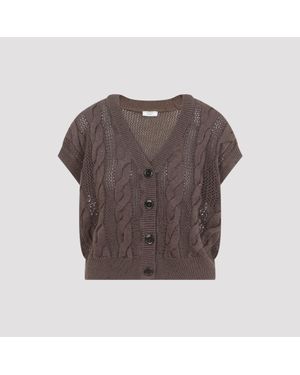Peserico Cotton Top - Brown