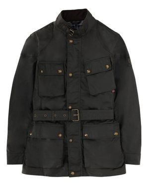 Belstaff Waxed Cotton Trialmaster Jacket - Black
