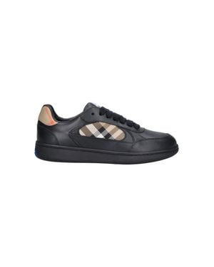 Burberry Leather Sneakers - Black