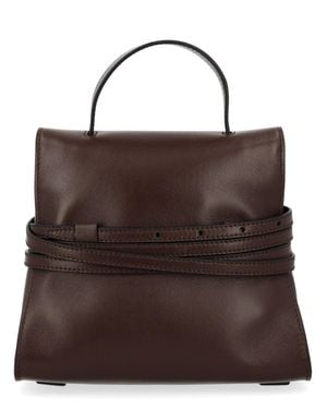 Moschino Mini Top Handle Bag - Brown
