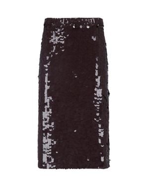 P.A.R.O.S.H. Stretch Mini Skirt - Purple