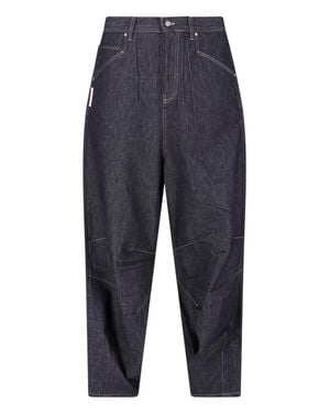 PDF Relaxed Fit Denim Jeans - Blue