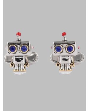 Paul Smith Cufflinks Robot Copper - Metallic