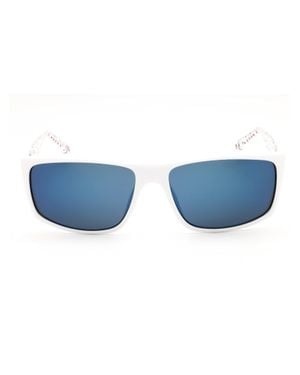 Fila Sfi280 Rectangular Sunglasses - Blue