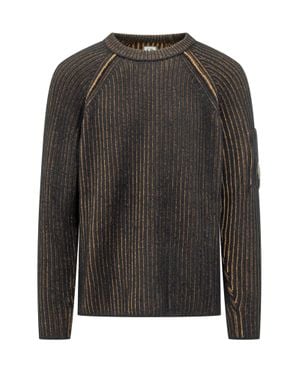 C.P. Company C. P. Company Buckthorn Crewneck Fleece - Gray