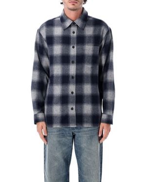 A.P.C. A. P.C. Plaid Button-Up Shirt - Blue