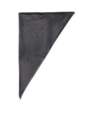 Lemaire Leather Triangle Scarf - Gray