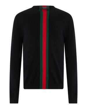 Gucci Crew Neck Pullover - Black
