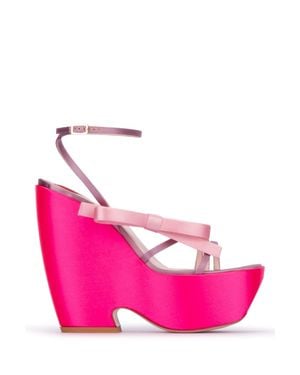 Roger Vivier Choc Bow Heels - Pink