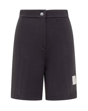 Thom Browne Mini Tailored Shorts - Blue