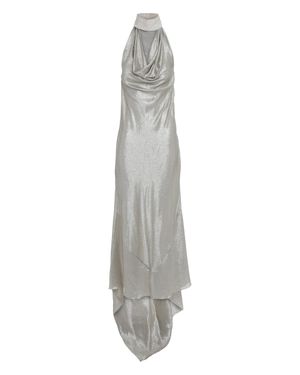FROLOV Long Silk Dress - White