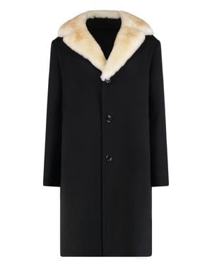 Celine Elegant Cashmere Coat - Black