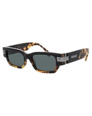 Versace 0Ve4465 Acetate Sunglasses, 53-18-145, Tinted Lenses - Black
