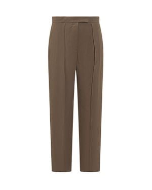 Ferragamo Chic Pants - Brown
