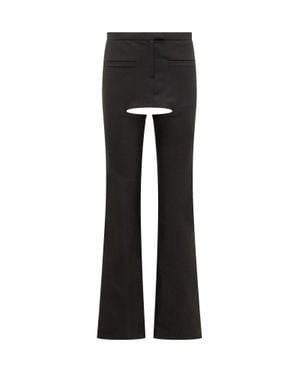Courreges Chic Paintntaloni Mini Chaps Pants - Black