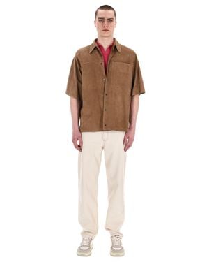 Salvatore Santoro Short-Sleeved Overshirt Jacket - Brown