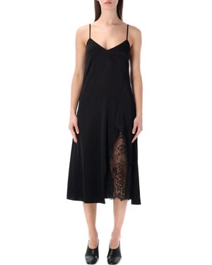 Acne Studios Satin Slip Dress - Black