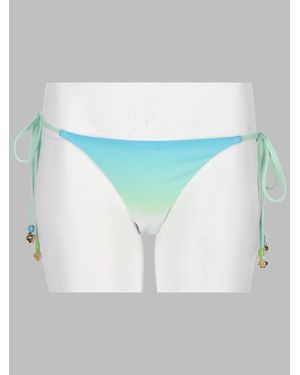 CASABLANCA Swim Briefs Gradient Polyester Shorts - Blue