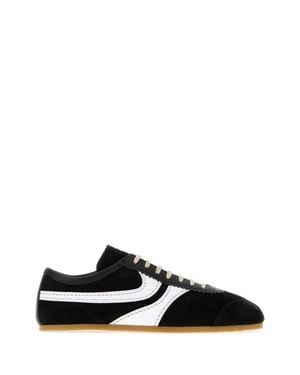 Dries Van Noten Suede Sneaker - Black