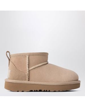UGG Sand Classic Ultra Mini Sheepskin Boots - Natural