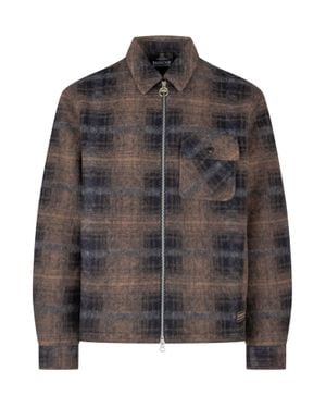 Barbour Oswald Fleece Overshirt - Brown