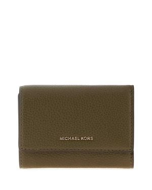 MICHAEL Michael Kors Bryant Leather Wallet With Golden Hardware, 12 Cm X 9 Cm X 3 Cm - Brown