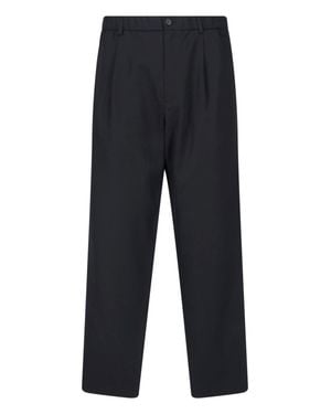 Massimo Osti Studio Wide-Leg Wool Pants - Blue
