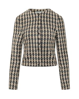 MSGM Inspired Multi-Texture Jacket - Black